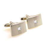 Crystal Zircon Cufflinks