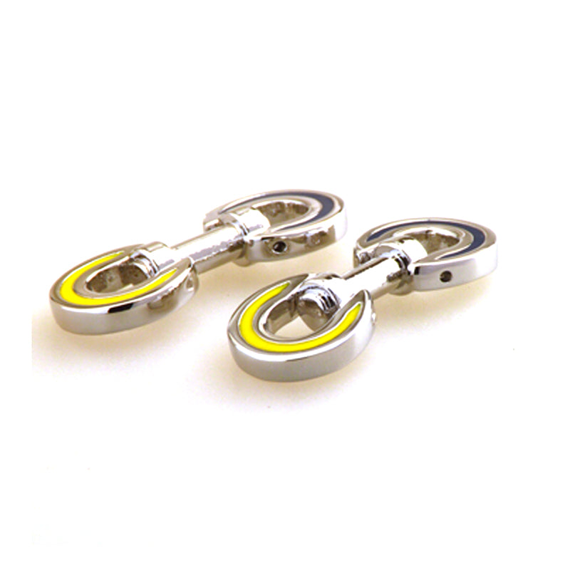 Enamel Dropping Glue Cufflinks