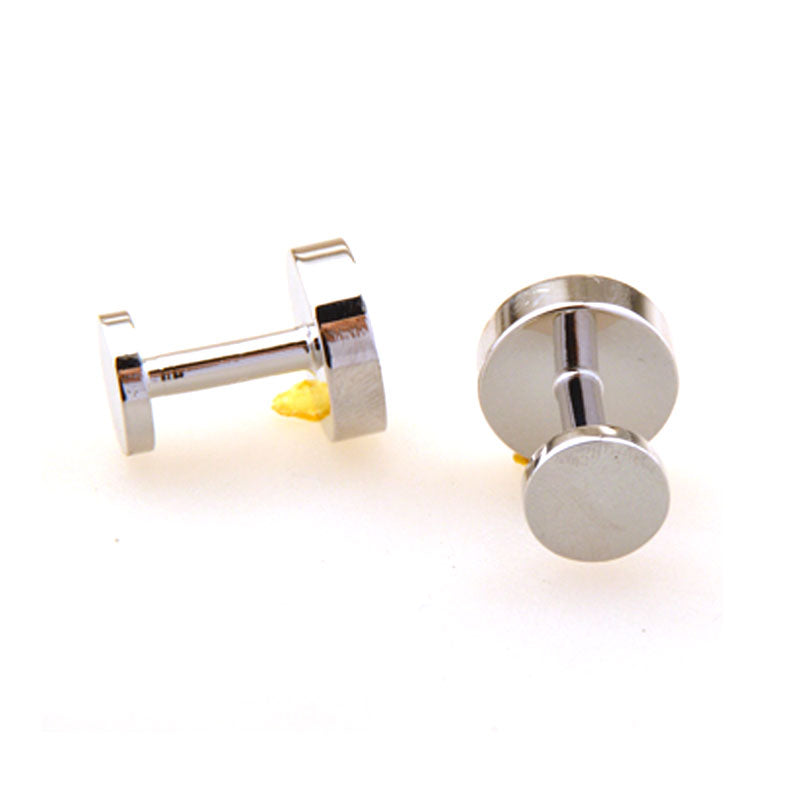 Plain Colour Metal Cufflinks