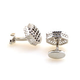Crystal Zircon Cufflinks