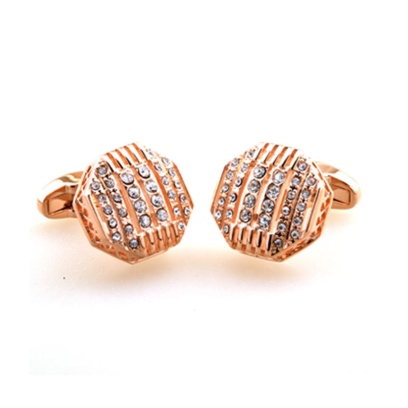 Crystal Zircon Cufflinks