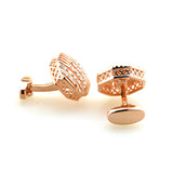 Crystal Zircon Cufflinks