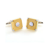 Plain Colour Metal Cufflinks