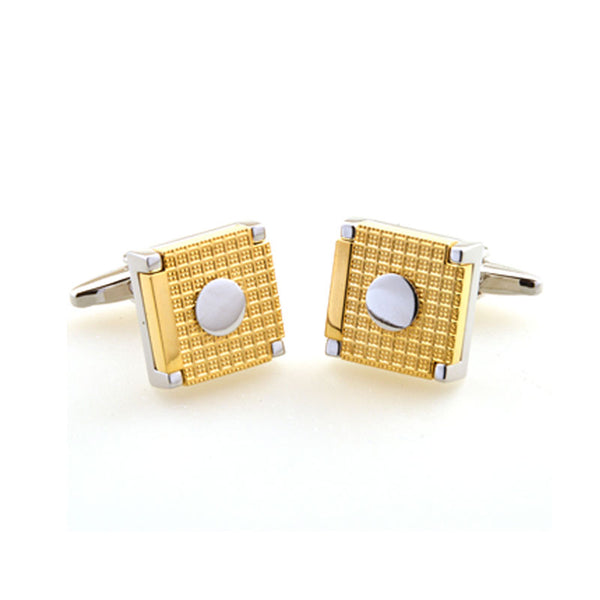 Plain Colour Metal Cufflinks