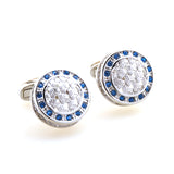 Crystal Zircon Cufflinks