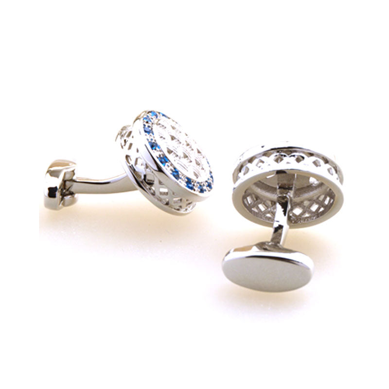 Crystal Zircon Cufflinks