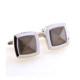 Plain Colour Metal Cufflinks