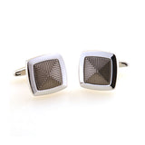 Plain Colour Metal Cufflinks