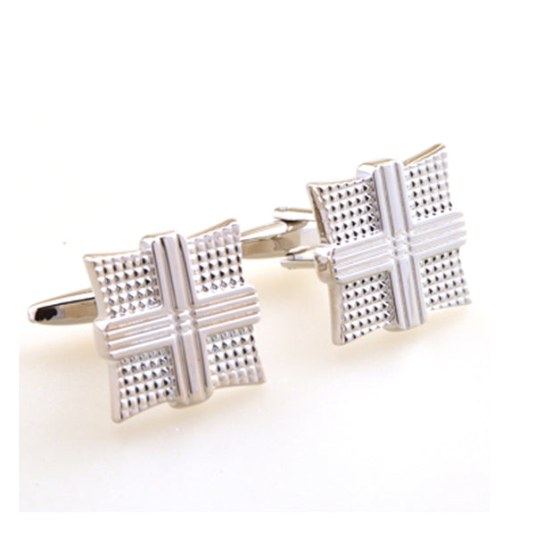 Plain Colour Metal Cufflinks