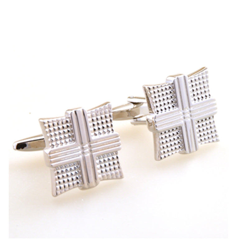 Plain Colour Metal Cufflinks