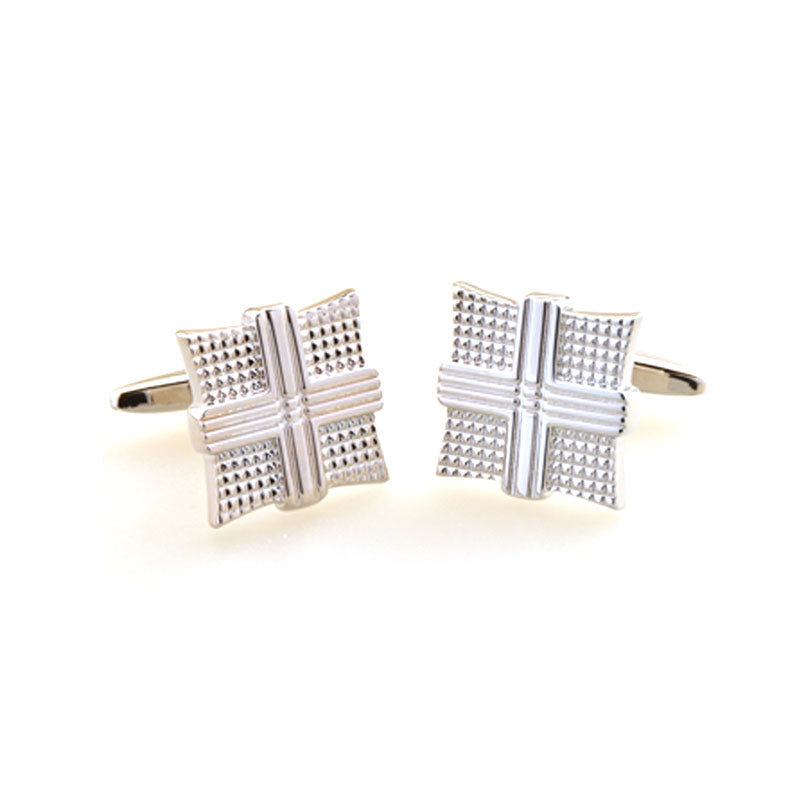 Plain Colour Metal Cufflinks