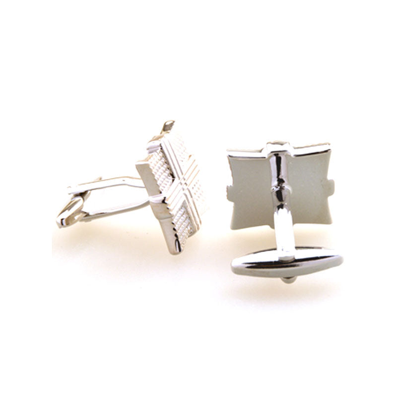 Plain Colour Metal Cufflinks