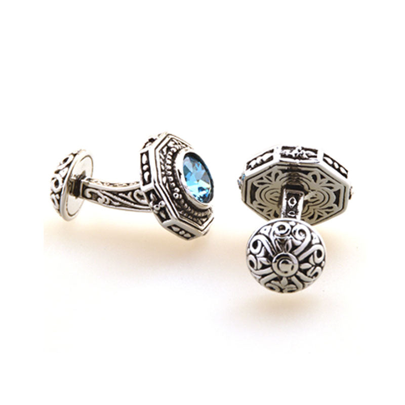 Crystal Zircon Cufflinks
