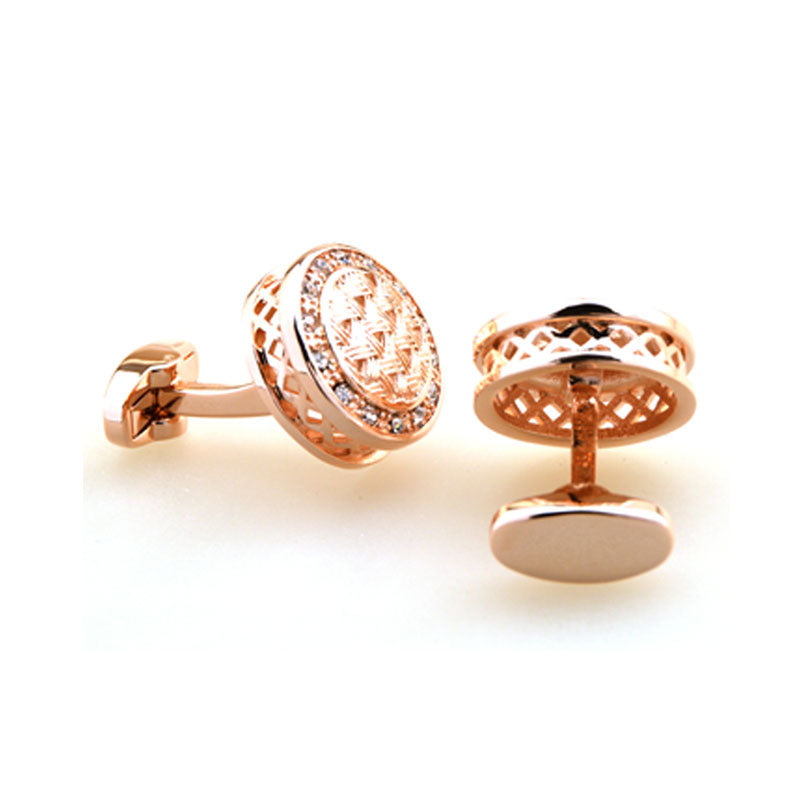 Crystal Zircon Cufflinks