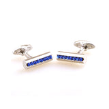 Crystal Zircon Cufflinks