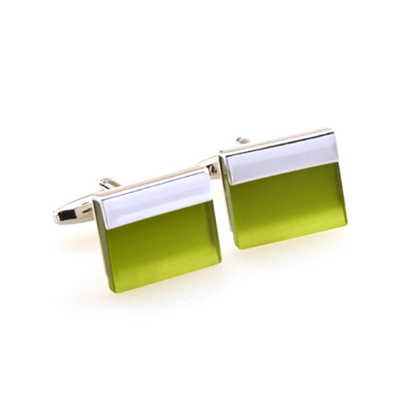 Cateye Glass Cufflinks