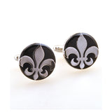 Enamel Dropping Glue Cufflinks