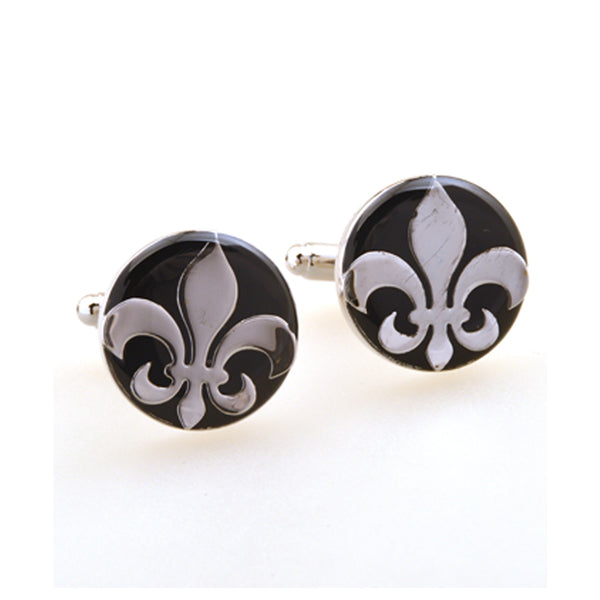 Enamel Dropping Glue Cufflinks