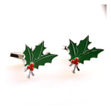 Festivals Wedding Reception Enamel Dropping Glue Cufflinks