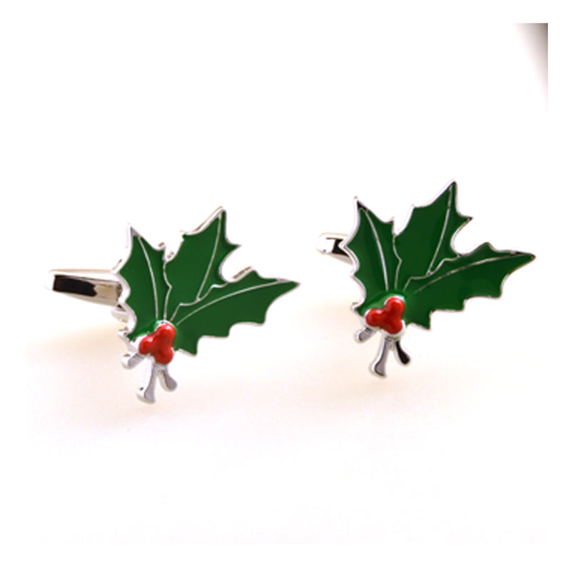 Festivals Wedding Reception Enamel Dropping Glue Cufflinks