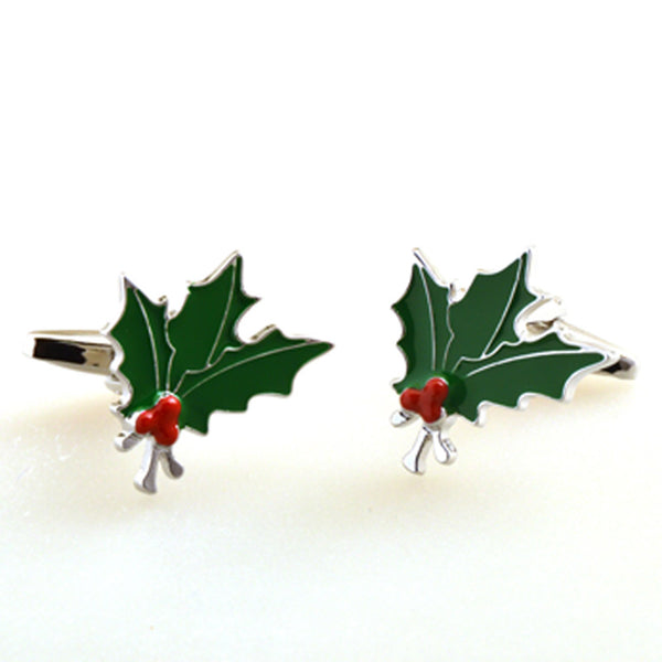 Festivals Wedding Reception Enamel Dropping Glue Cufflinks