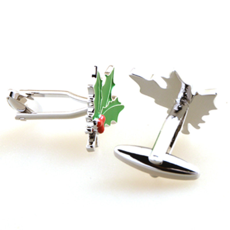 Festivals Wedding Reception Enamel Dropping Glue Cufflinks