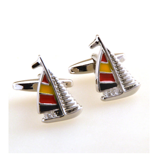 Car Logo Traffic Enamel Dropping Glue Cufflinks