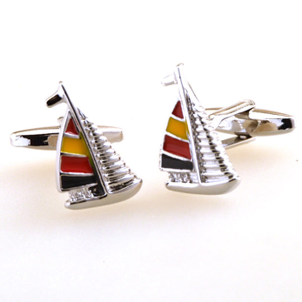 Car Logo Traffic Enamel Dropping Glue Cufflinks
