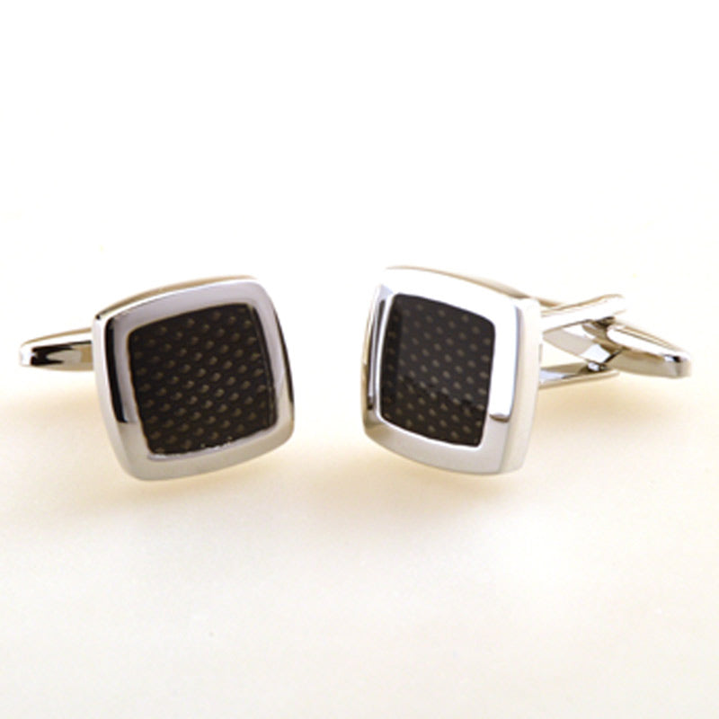 Enamel Dropping Glue Cufflinks