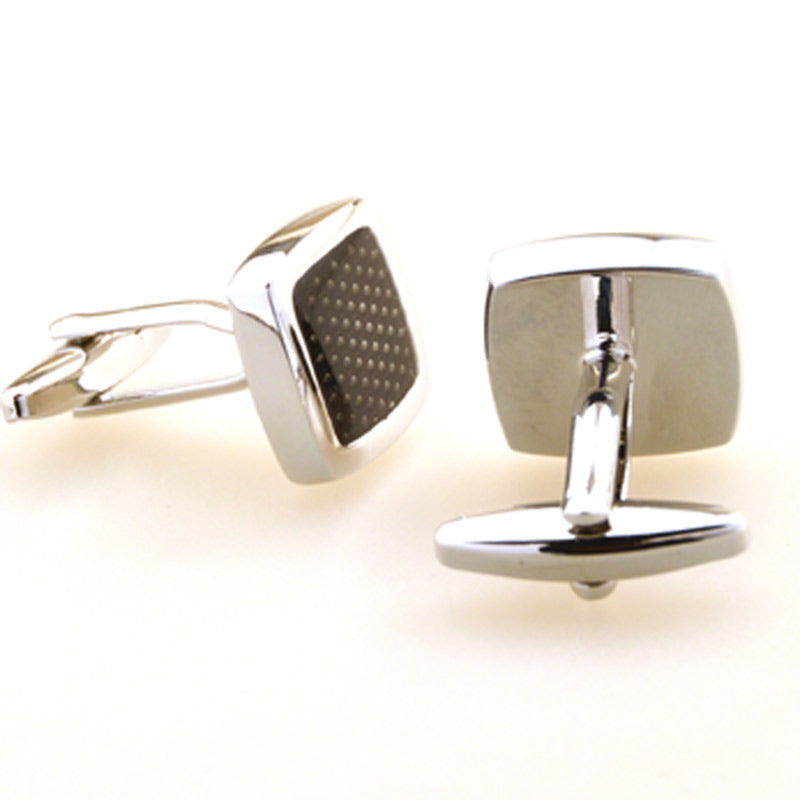 Enamel Dropping Glue Cufflinks