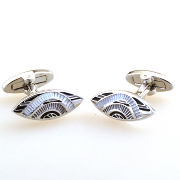 Enamel Dropping Glue Cufflinks