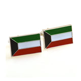 National Flag Music Enamel Dropping Glue Cufflinks