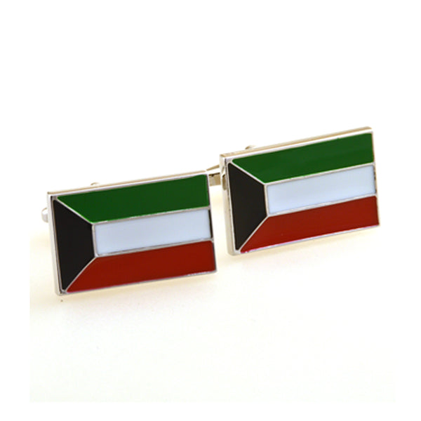 National Flag Music Enamel Dropping Glue Cufflinks