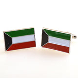 National Flag Music Enamel Dropping Glue Cufflinks