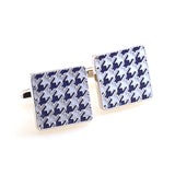 Enamel Dropping Glue Cufflinks