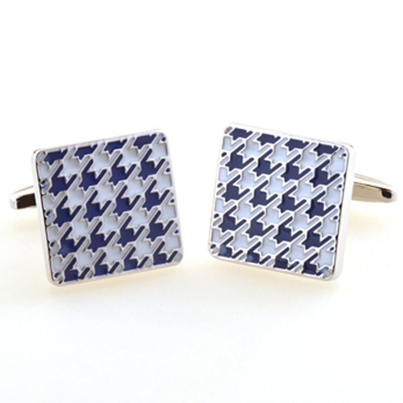 Enamel Dropping Glue Cufflinks