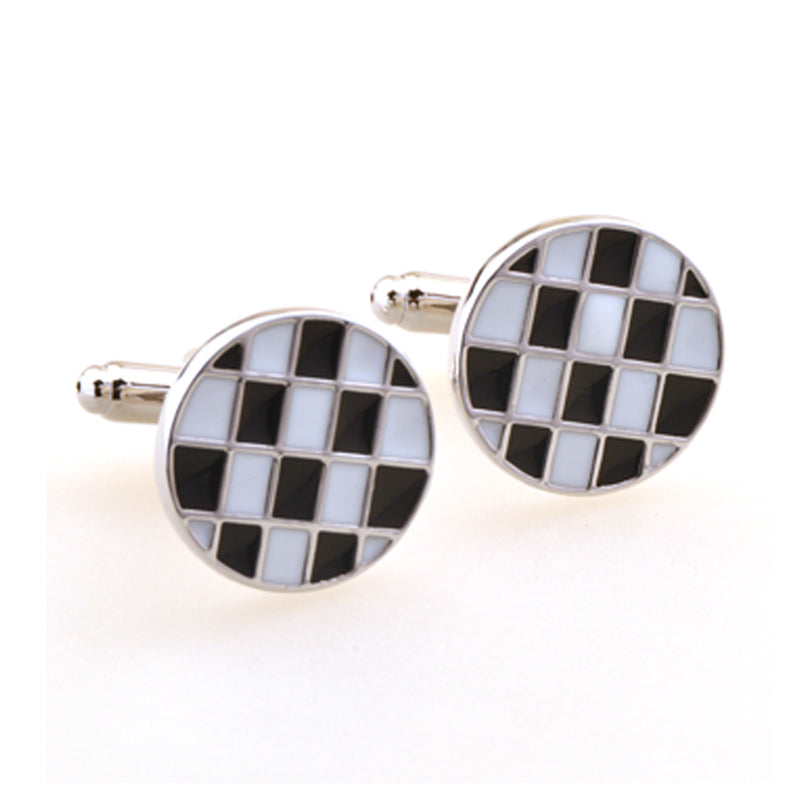 Enamel Dropping Glue Cufflinks