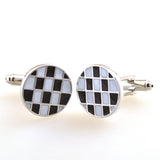 Enamel Dropping Glue Cufflinks