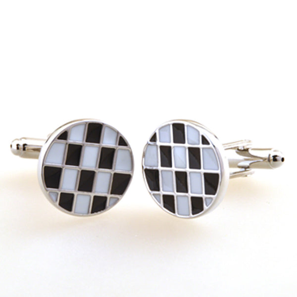 Enamel Dropping Glue Cufflinks