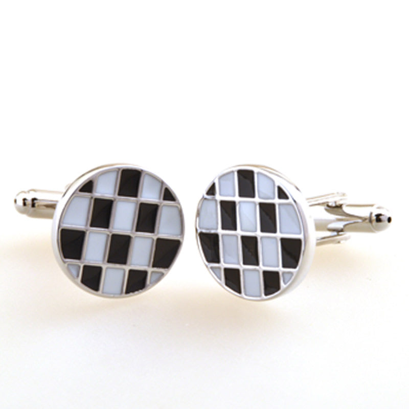 Enamel Dropping Glue Cufflinks