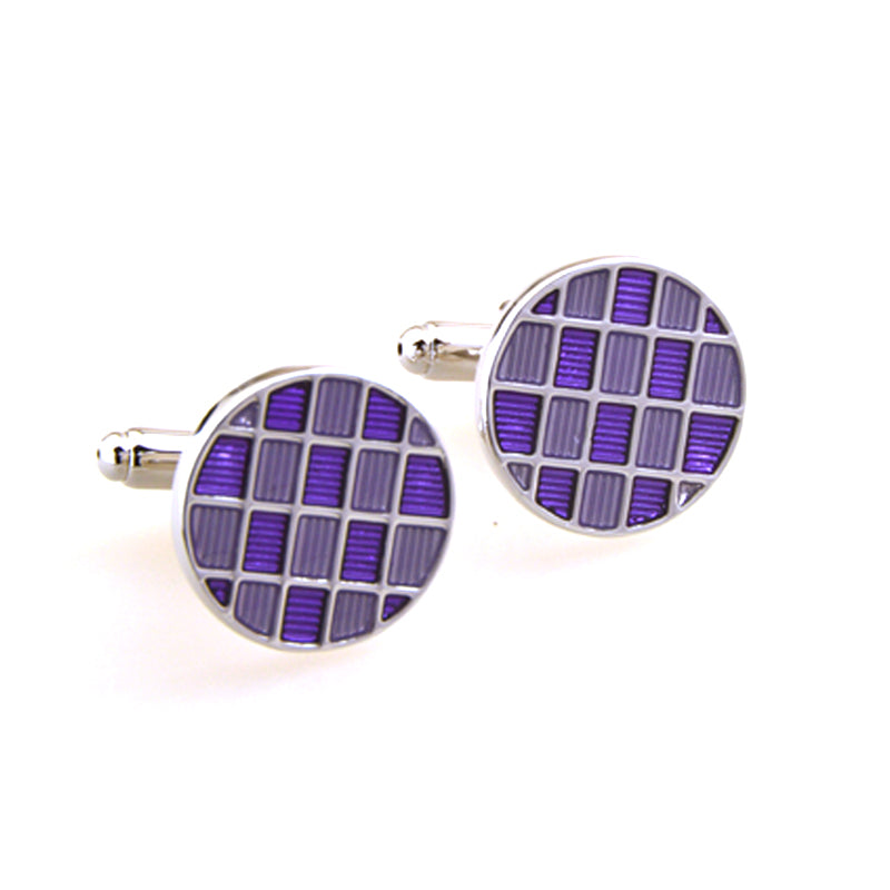 Enamel Dropping Glue Cufflinks