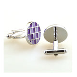 Enamel Dropping Glue Cufflinks
