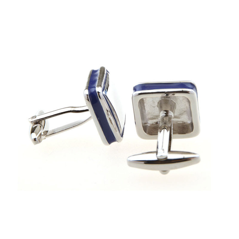 Enamel Dropping Glue Cufflinks