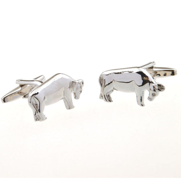Plain Colour Metal Cufflinks