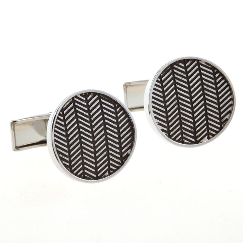 Enamel Dropping Glue Cufflinks