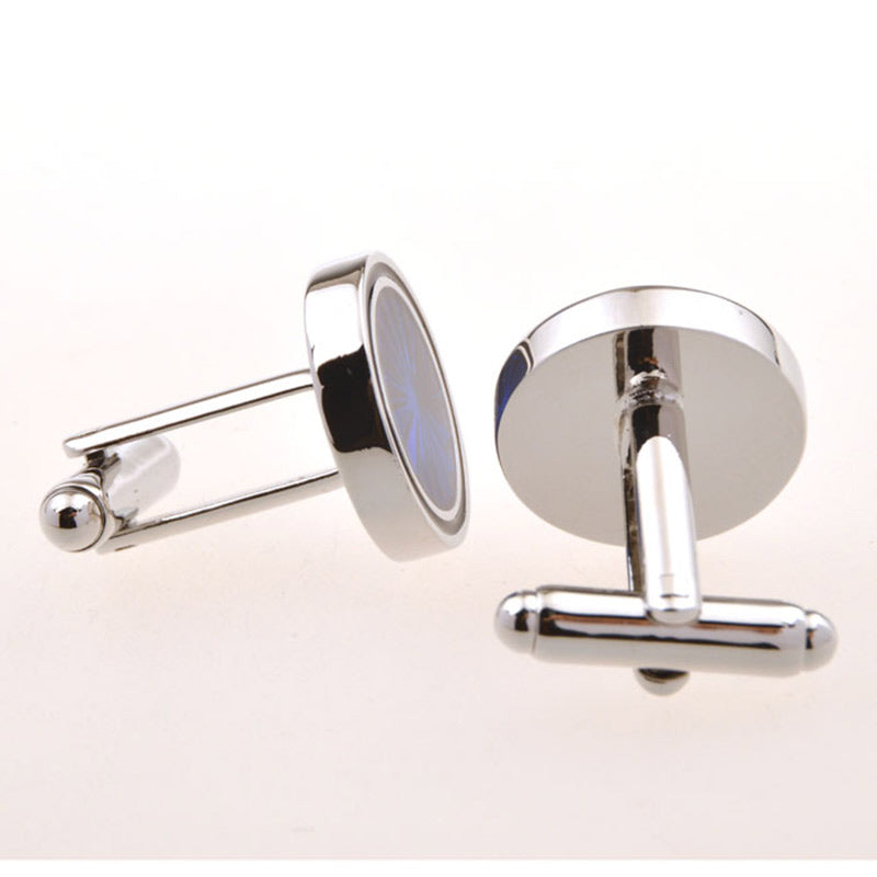 Enamel Dropping Glue Cufflinks