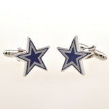 European & American Classical Enamel Dropping Glue Cufflinks