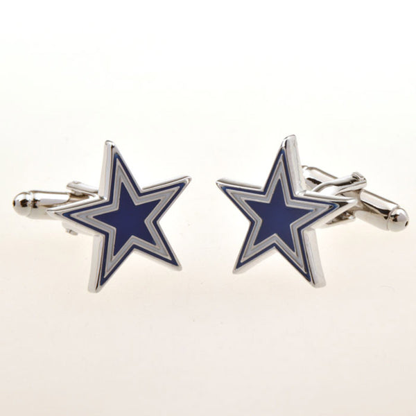 European & American Classical Enamel Dropping Glue Cufflinks