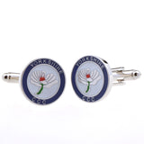 Enamel Dropping Glue Cufflinks