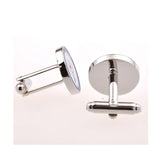 Enamel Dropping Glue Cufflinks